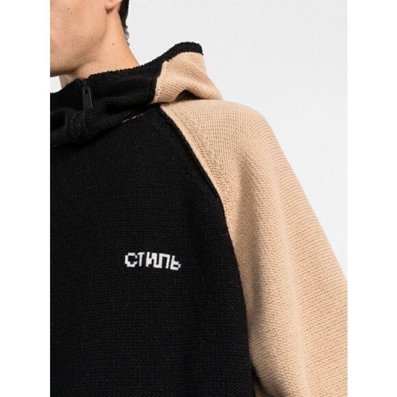 Heron Preston Reverse CTNMB Knit Hoodie - Picture 5 of 15